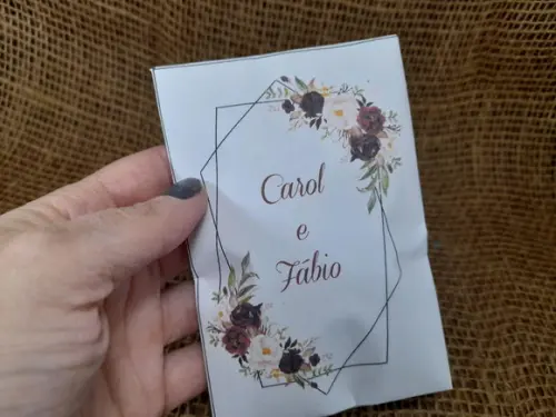 Envelope Aromático Casamento
