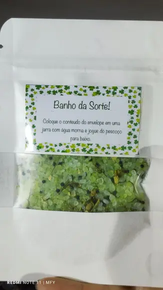 Envelope Banho Energético (5 Opções)