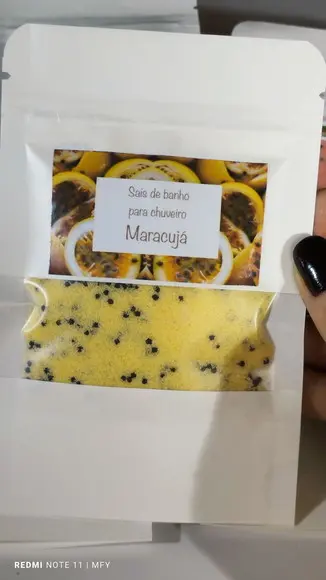 Envelope Sais de Banho Esfoliante para Chuveiro
