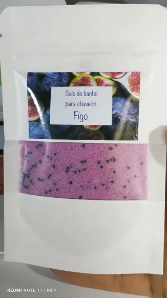 Envelope Sais de Banho Esfoliante para Chuveiro