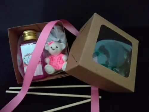 Kit Aromatizador + Sabonete Ursinho