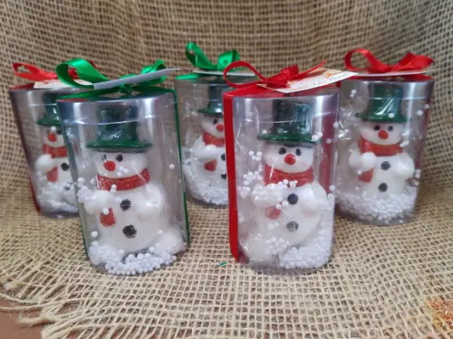 Lembrancinha de Natal !! Boneco de neve!!