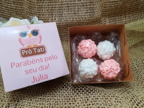 Lembrancinha Dia dos Professores ( Sabonetes)
