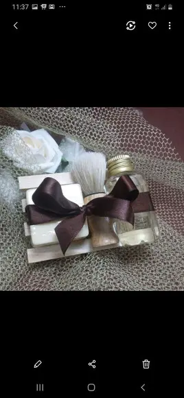 Lembrancinha Padrinhos (kit barbear)