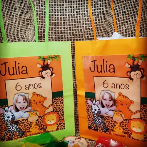Lembrancinhas de Aniversário- Sacolinha com Doces!