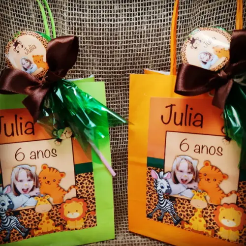 Lembrancinhas de Aniversário- Sacolinha com Doces!