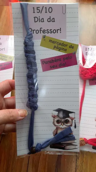 Marcador de Páginas Dia dos Professores