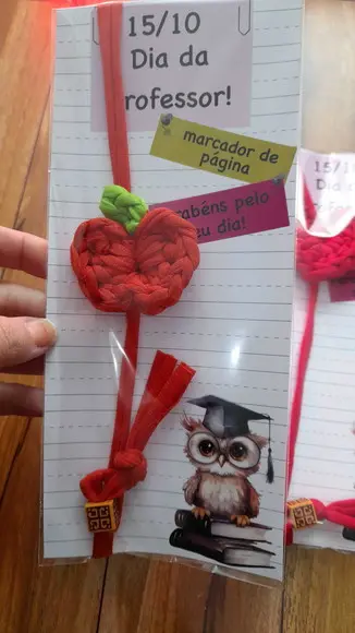 Marcador de Páginas Dia dos Professores