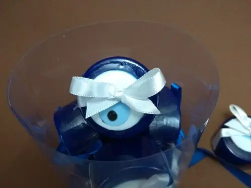 Olho Grego - Caixinha com 10 Mini Olho Grego