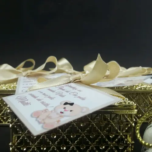 Porta Jóias Mini Pérolas.