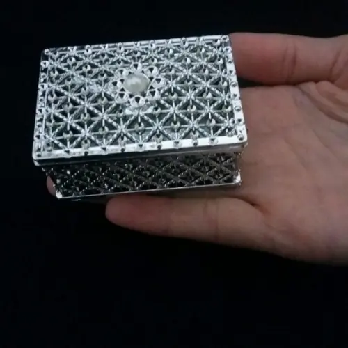 Porta Jóias Mini Pérolas.