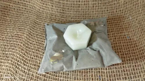 Porta Velas Almofadinhas de Cimento