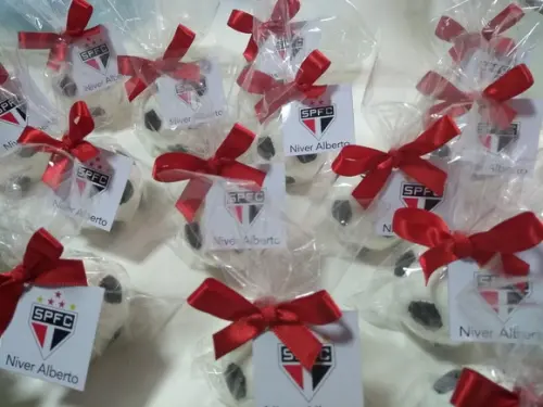 Sabonete Bola de Futebol com TAG Personalizada