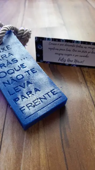 Sabonete com Frase