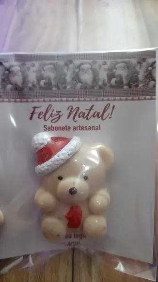 Sabonete Ursinho Natalino