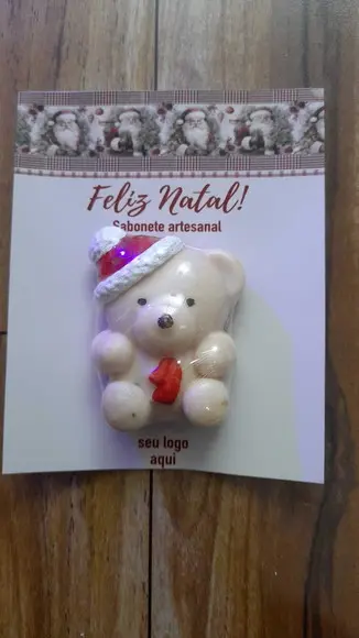 Sabonete Ursinho Natalino