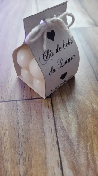 Vela Bubble Chá de Bebê