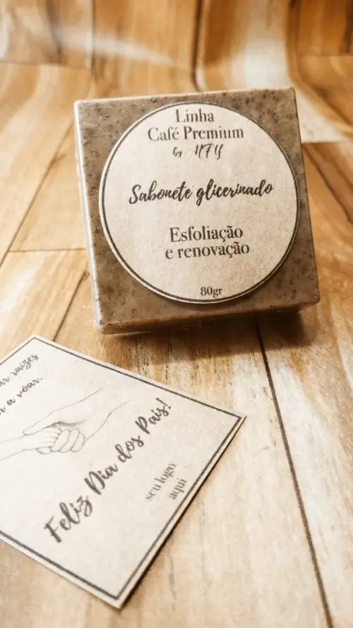 Barra sabonete glicerinado Café Premium