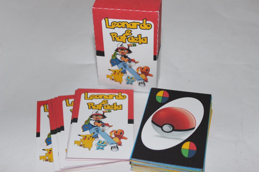 Uno Personalizado Tema Pokemon