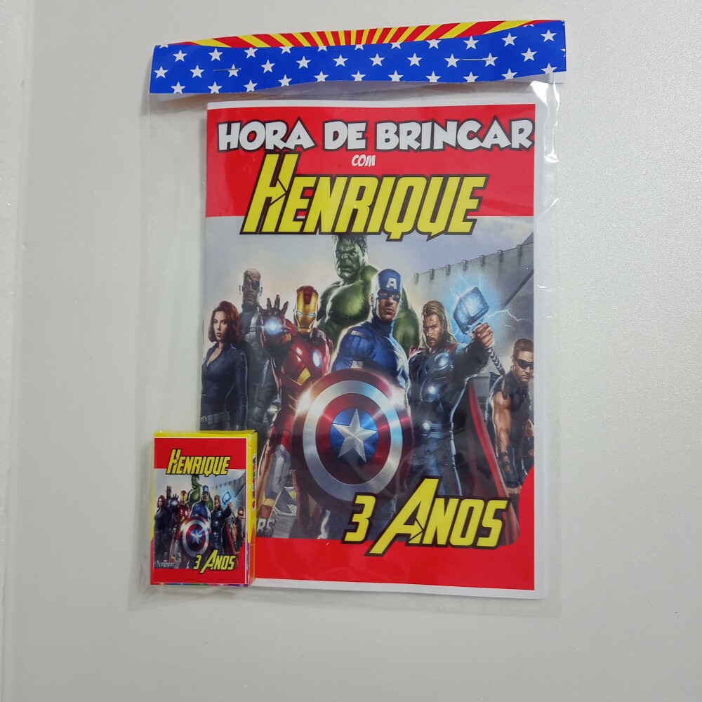 KIT COLORIR VINGADORES