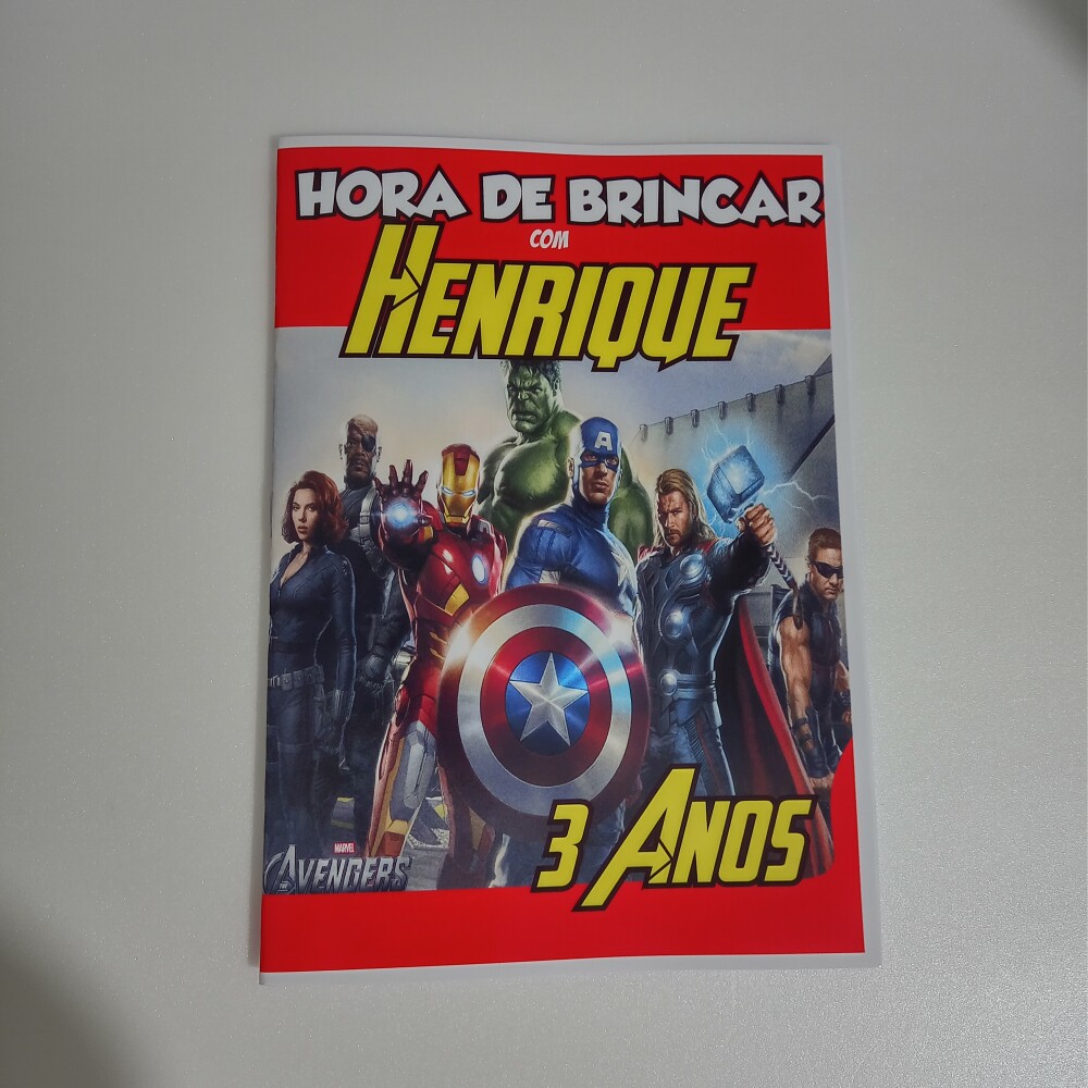 KIT COLORIR VINGADORES