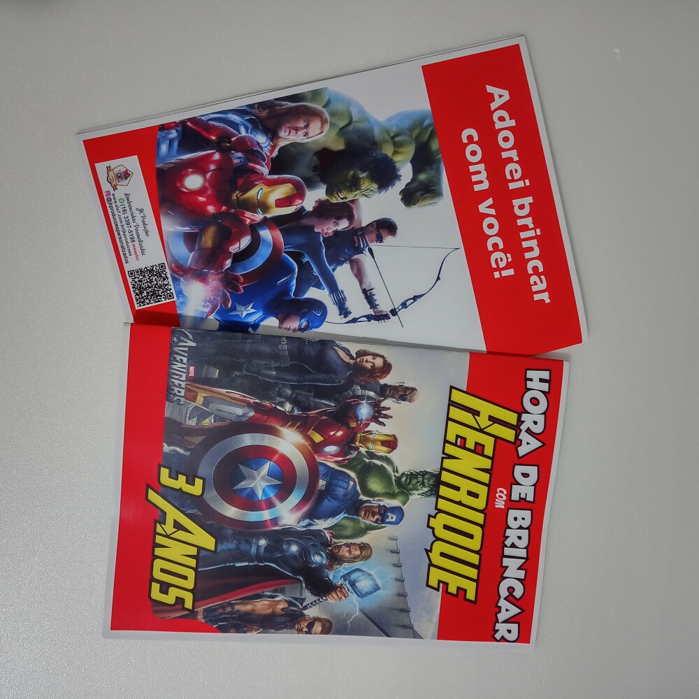 KIT COLORIR VINGADORES