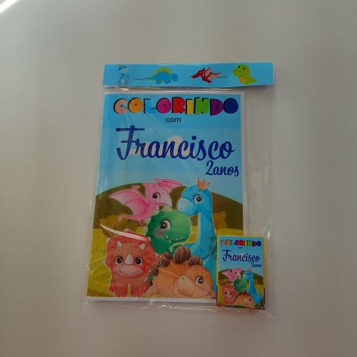 KIT COLORIR DINOSAUROS