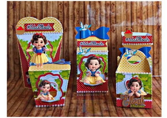 Arquivo de Corte Digital Branca de Neve Baby Studio e pdf