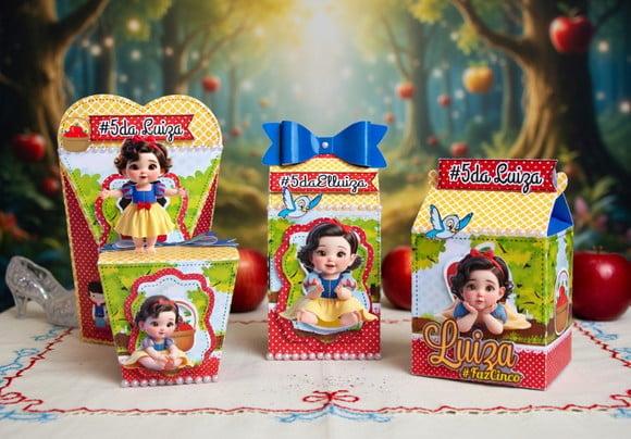 Arquivo de Corte Digital Branca de Neve Baby Studio e pdf
