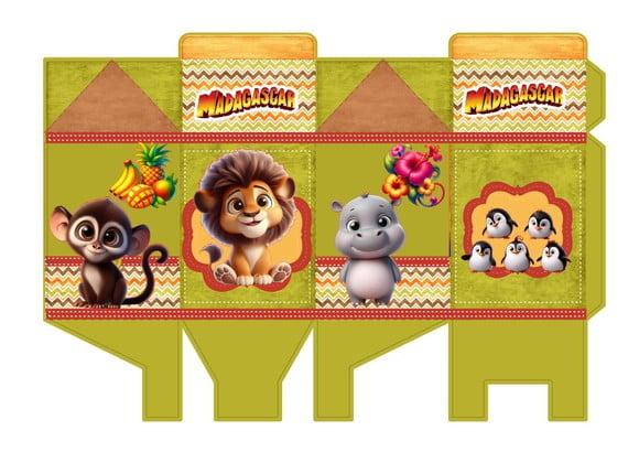 Arquivo Digital de Corte Madagascar Baby Studio