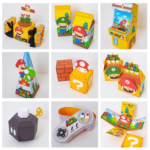 Arquivo Digital Silhouette Festa Super Mario Studio e pdf