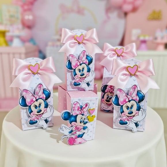 Minnie Rosa Aquarelada Arquivo de Corte Studio e pdf