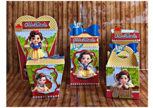 Arquivo de Corte Digital Branca de Neve Baby Studio e pdf