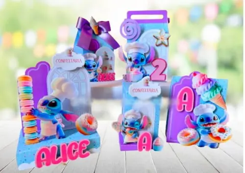 Arquivo de Corte Digital Lilo Confeiteiro Studio e pdf