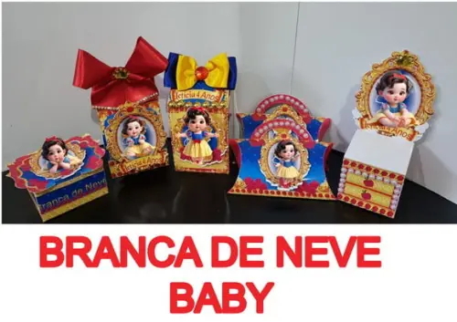 Arquivo Digital de Corte Branca de Neve Baby Studio