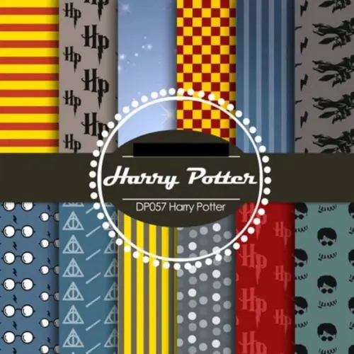 ARQUIVO DIGITAL PAPEIS HARRY POTTER LUXO