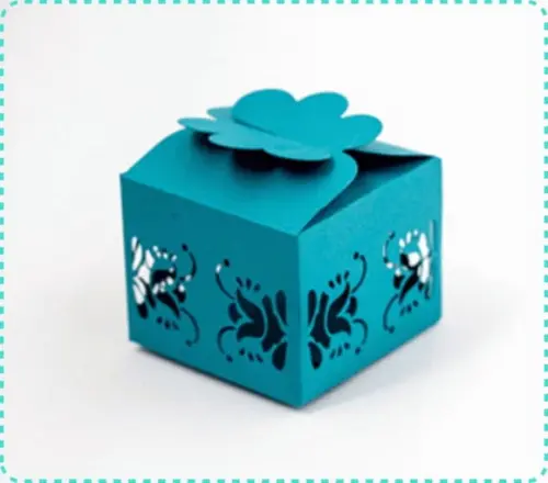 Arquivo Digital Silhouette Caixa Floral Vazada