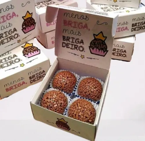 Arquivo Digital Silhouette Caixa Para Brigadeiros