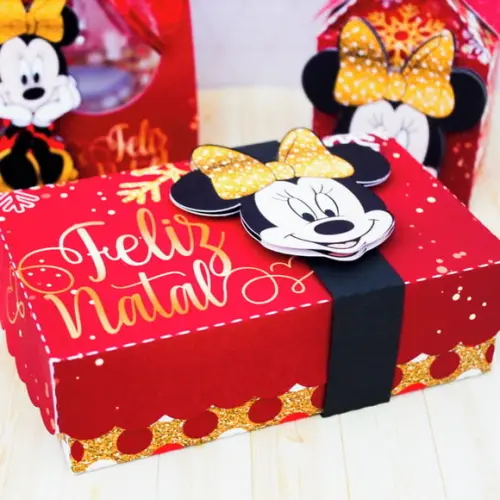 ARQUIVO DIGITAL SILHOUETTE NATAL MINNIE LUXO