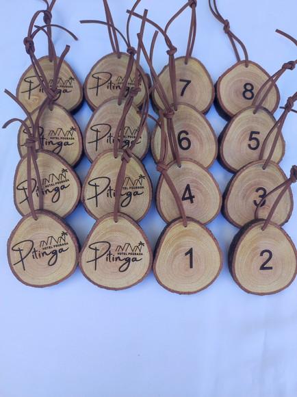Kit 20 Chaveiros (5 a 7cm) com Gravação Frente e Verso
