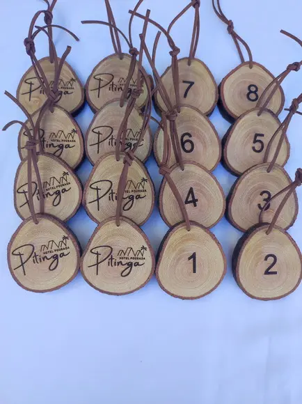 Kit 20 Chaveiros (5 a 7cm) com Gravação Frente e Verso