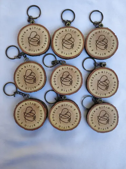 Kit 20 Chaveiros (5 a 7cm) - Gravação Frente e Verso