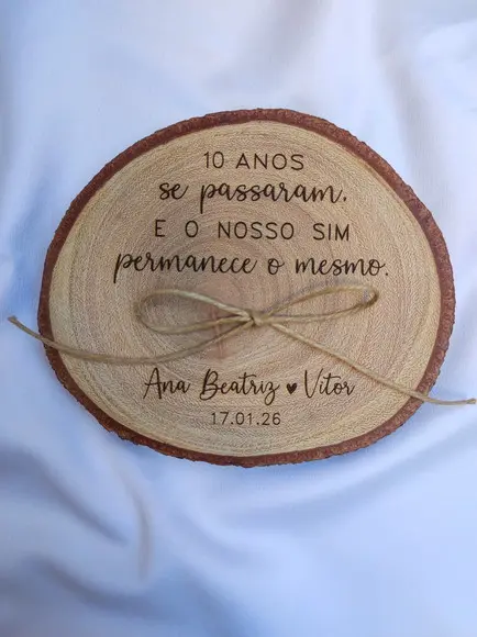 Porta Alianças para Renovação de Votos (12 a 13cm)