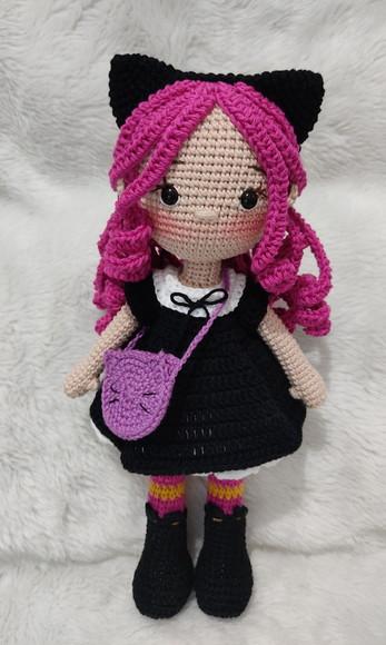Boneca Kat Amigurumi