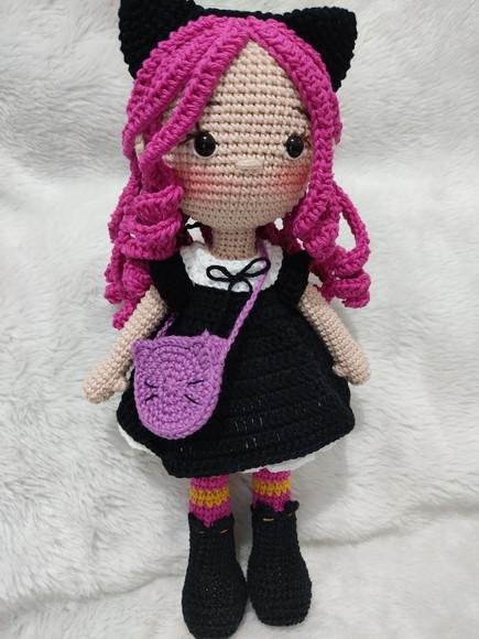 Boneca Kat Amigurumi
