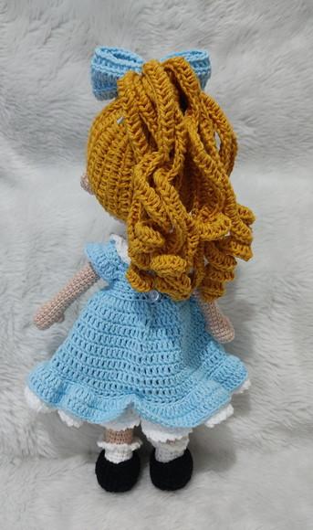 Boneca Nina Amigurumi
