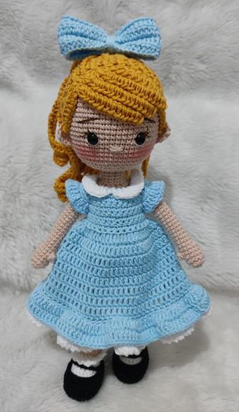 Boneca Nina Amigurumi
