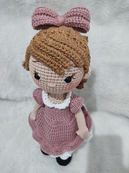 Boneca Nina Amigurumi
