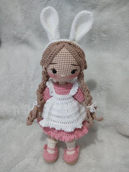 Boneca Rosie Amigurumi