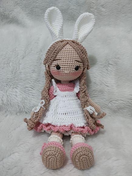 Boneca Rosie Amigurumi